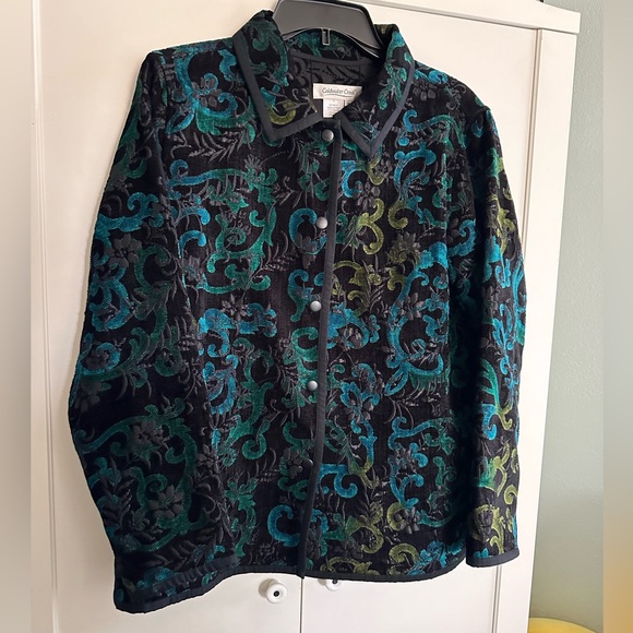 Coldwater Creek Brocade Jacket - Picture 4 of 7